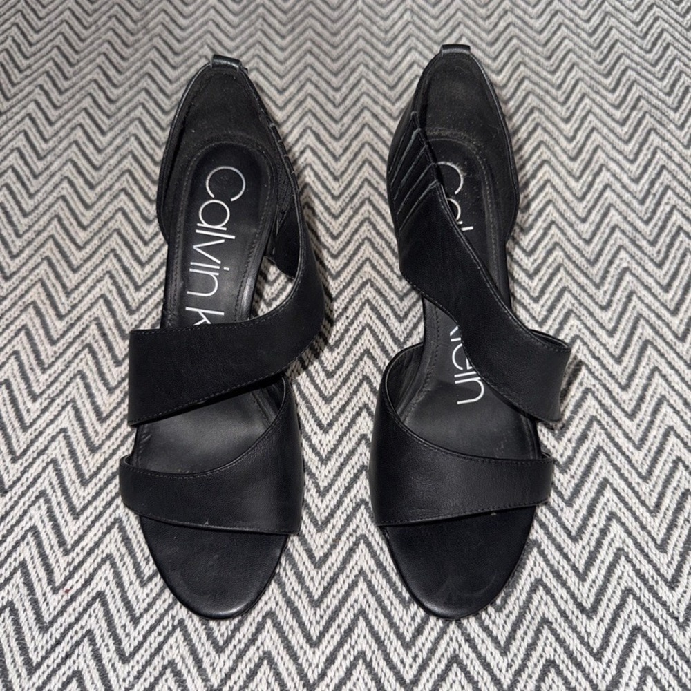 Calvin Klein Black Heels 6.5
